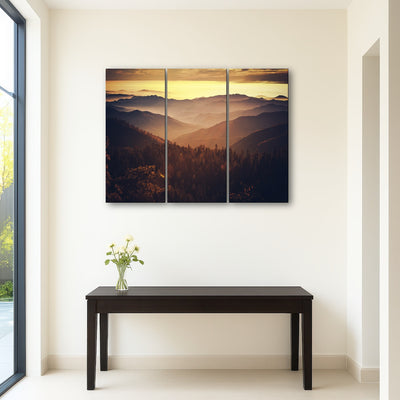 AUTO-MOCKUP ROOM | Scenic Sunset Sierra Nevada Mountains