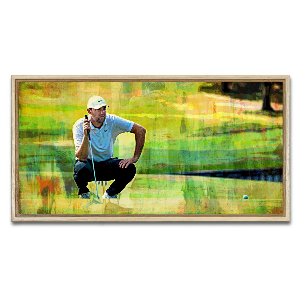 AUTO-MOCKUP WHITE | Scheffler | 1 Piece | Natural Framed Canvas | group=2x1