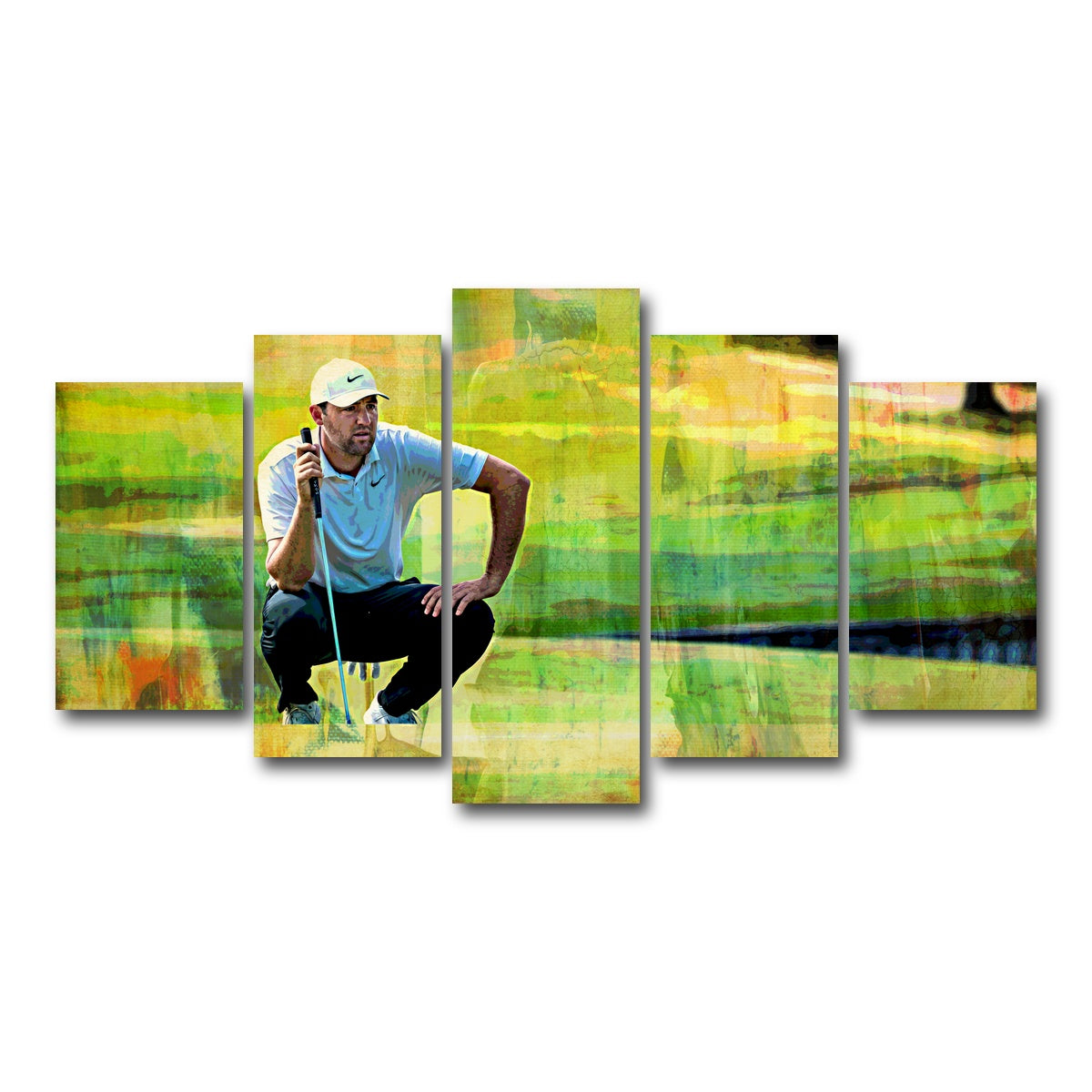 AUTO-MOCKUP WHITE | Scheffler | 5 Piece | Gallery Wrap Canvas | group=5_normal