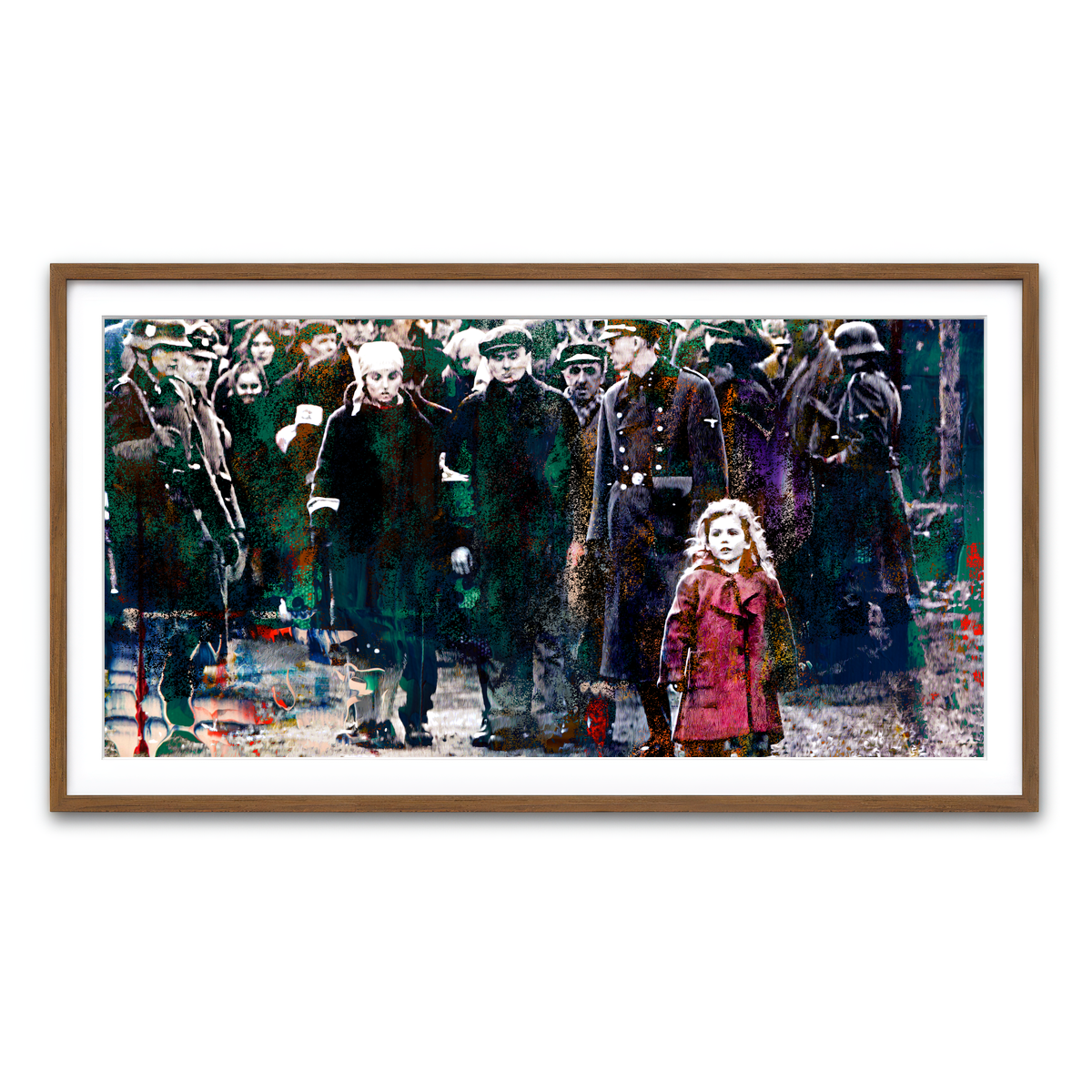 Framed Print 2x1 Walnut