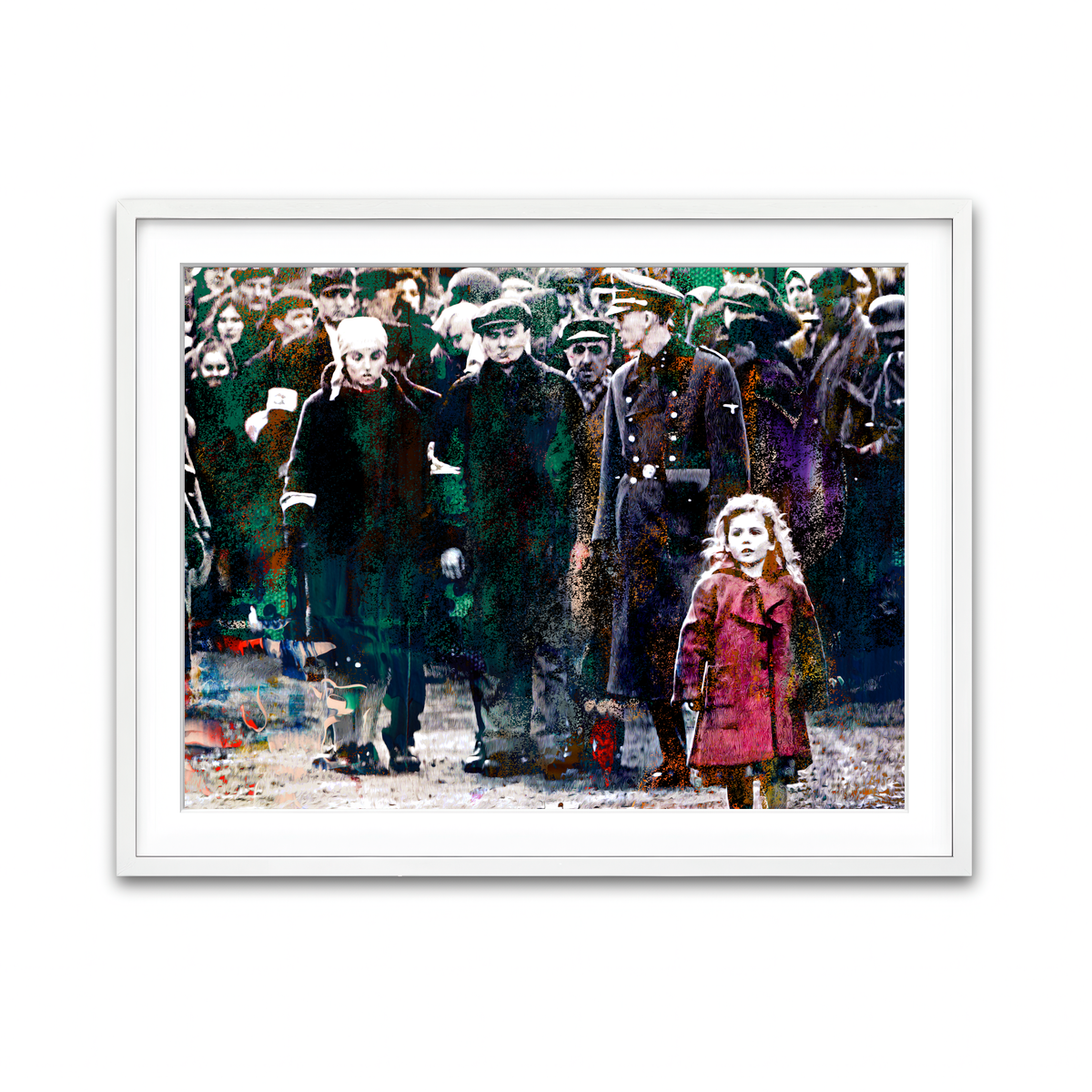 Framed Print 4x3 White