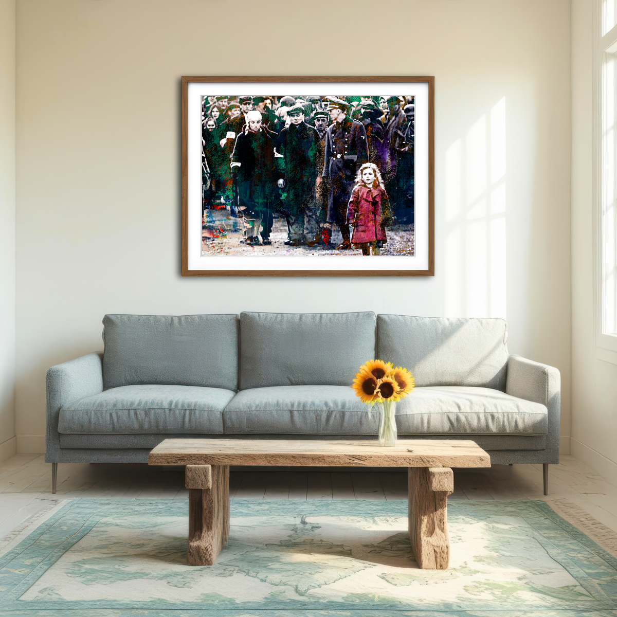 AUTO-MOCKUP ROOM | Schindler's List Wall Art