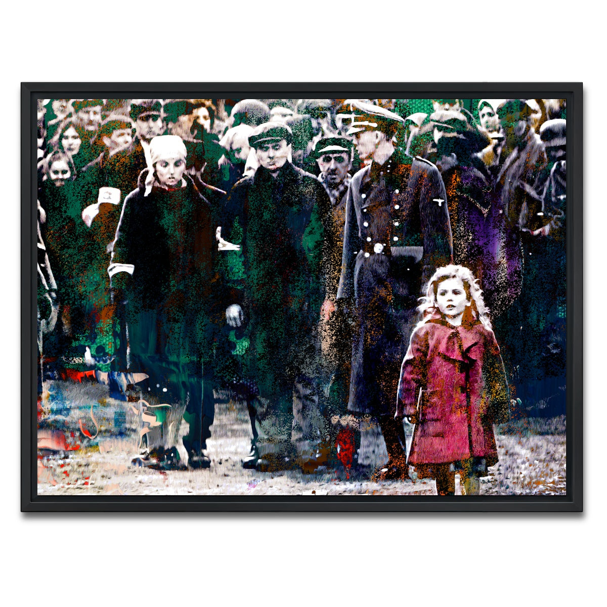 AUTO-MOCKUP WHITE | Schindler's List | 1 Piece | Black Framed Canvas | group=4x3
