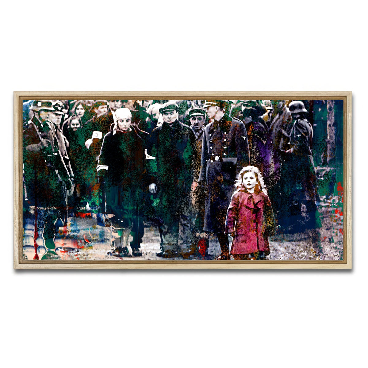 AUTO-MOCKUP WHITE | Schindler's List | 1 Piece | Natural Framed Canvas | group=2x1