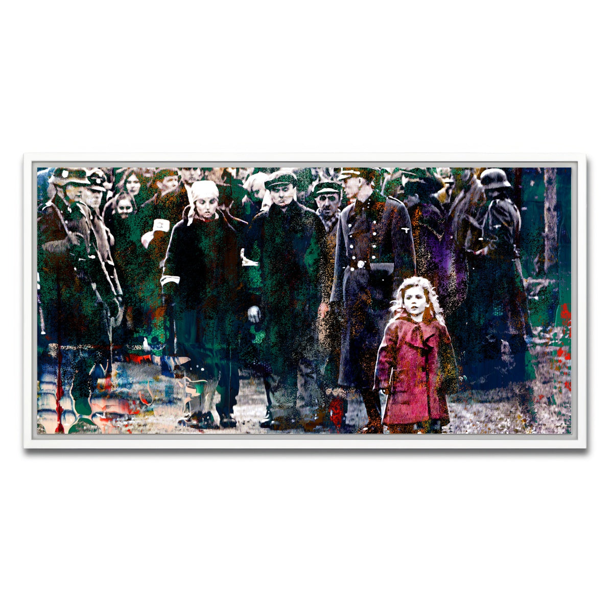 AUTO-MOCKUP WHITE | Schindler's List | 1 Piece | White Framed Canvas | group=2x1