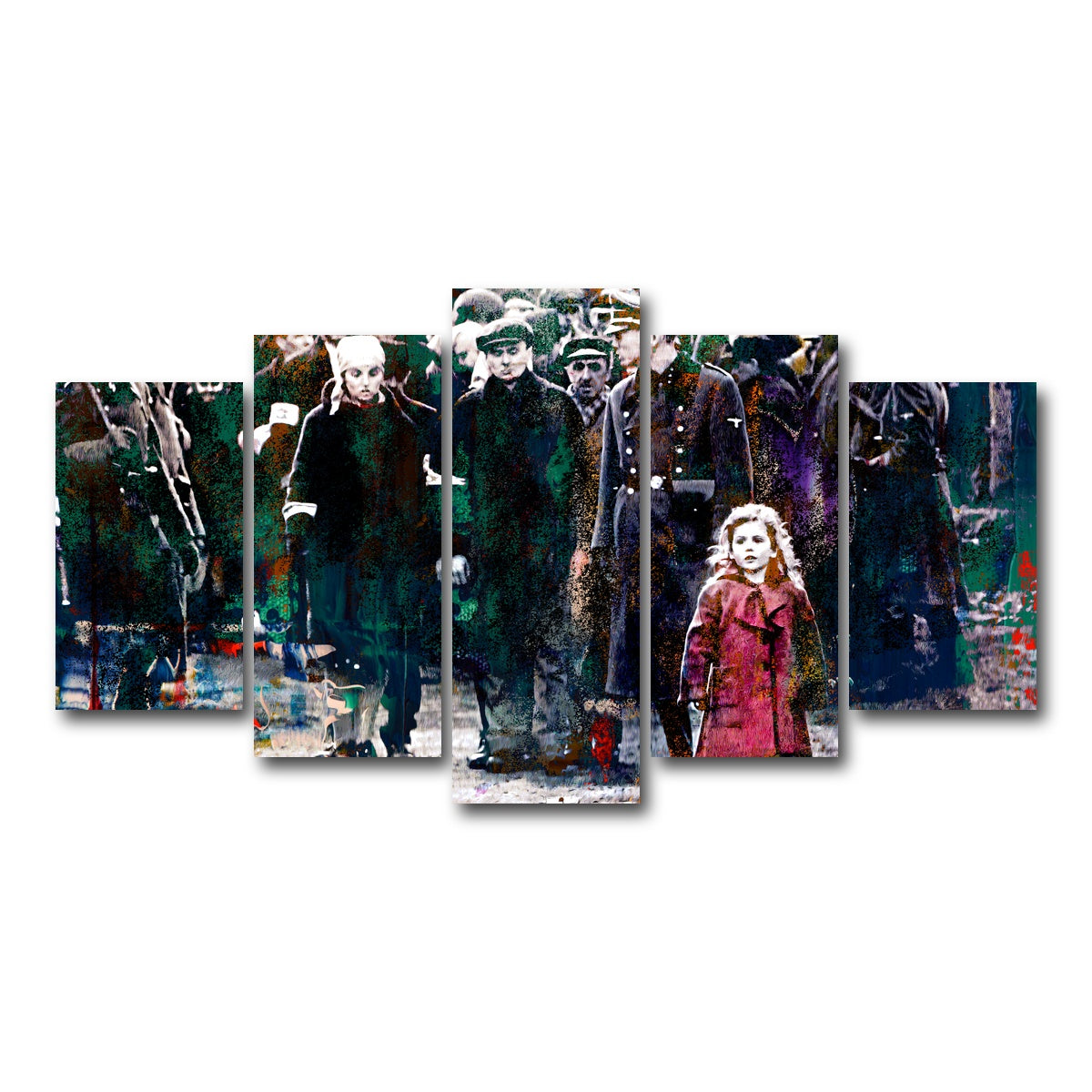 AUTO-MOCKUP WHITE | Schindler's List | 5 Piece | Gallery Wrap Canvas | group=5_normal