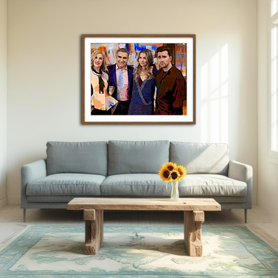 AUTO-MOCKUP ROOM | Schitt's Creek Wall Art
