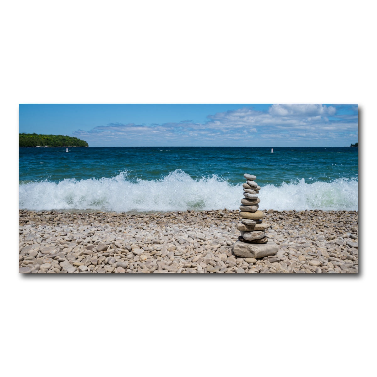 AUTO-MOCKUP WHITE | School House Beach | 1 Piece | Gallery Wrap Canvas | group=2x1