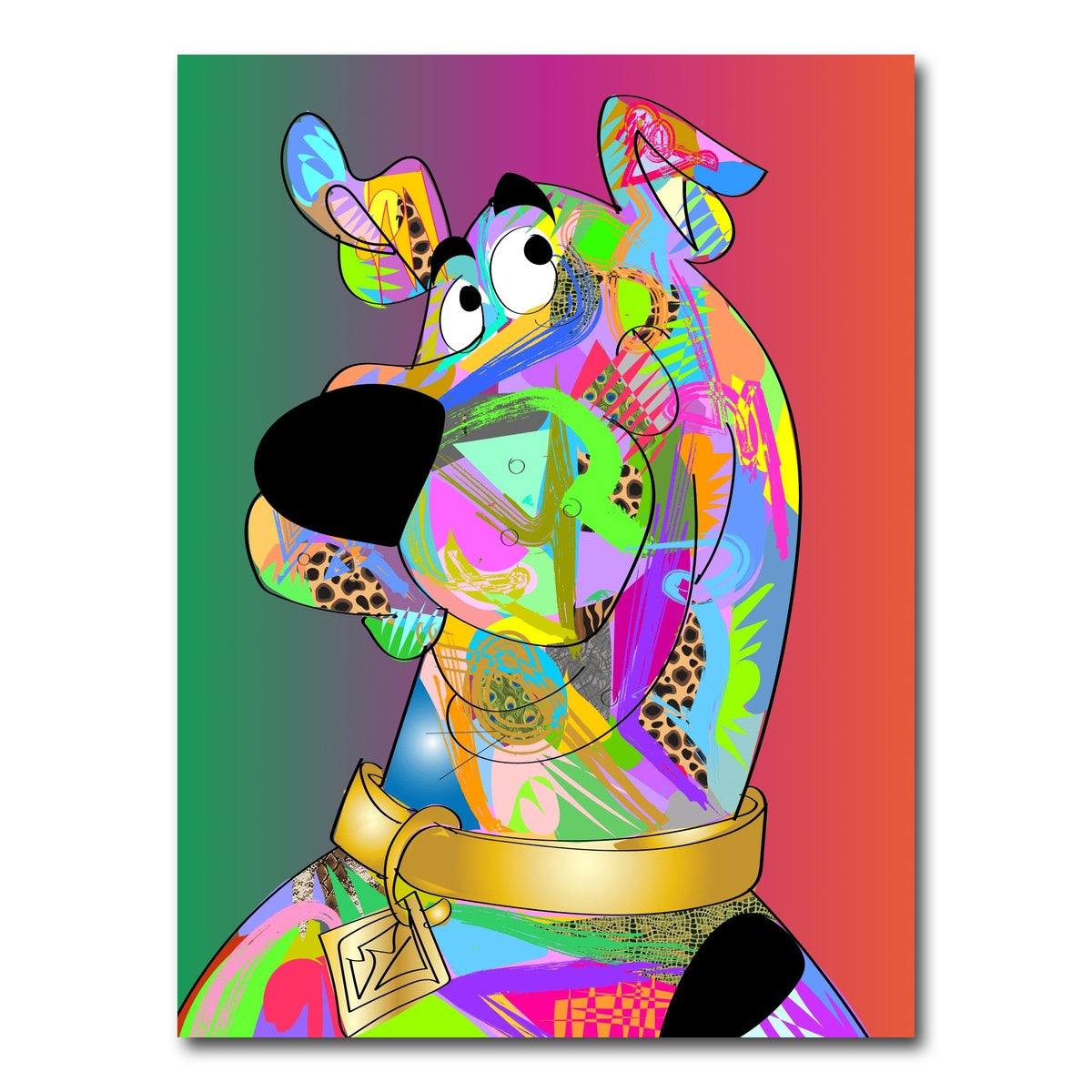 AUTO-MOCKUP WHITE | Scooby Doo | 1 Piece | Gallery Wrap Canvas | group=3x4