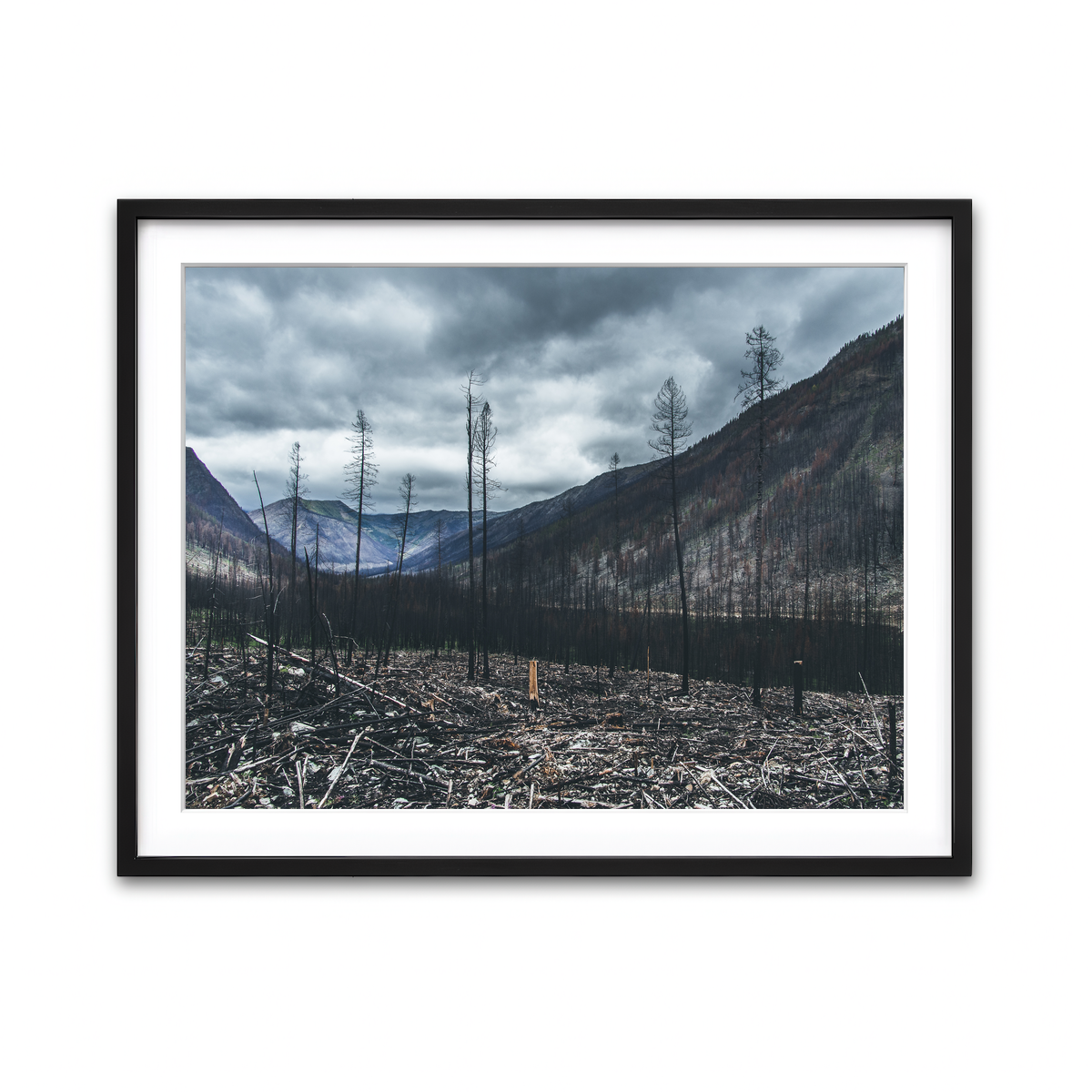 Framed Print 4x3 Black