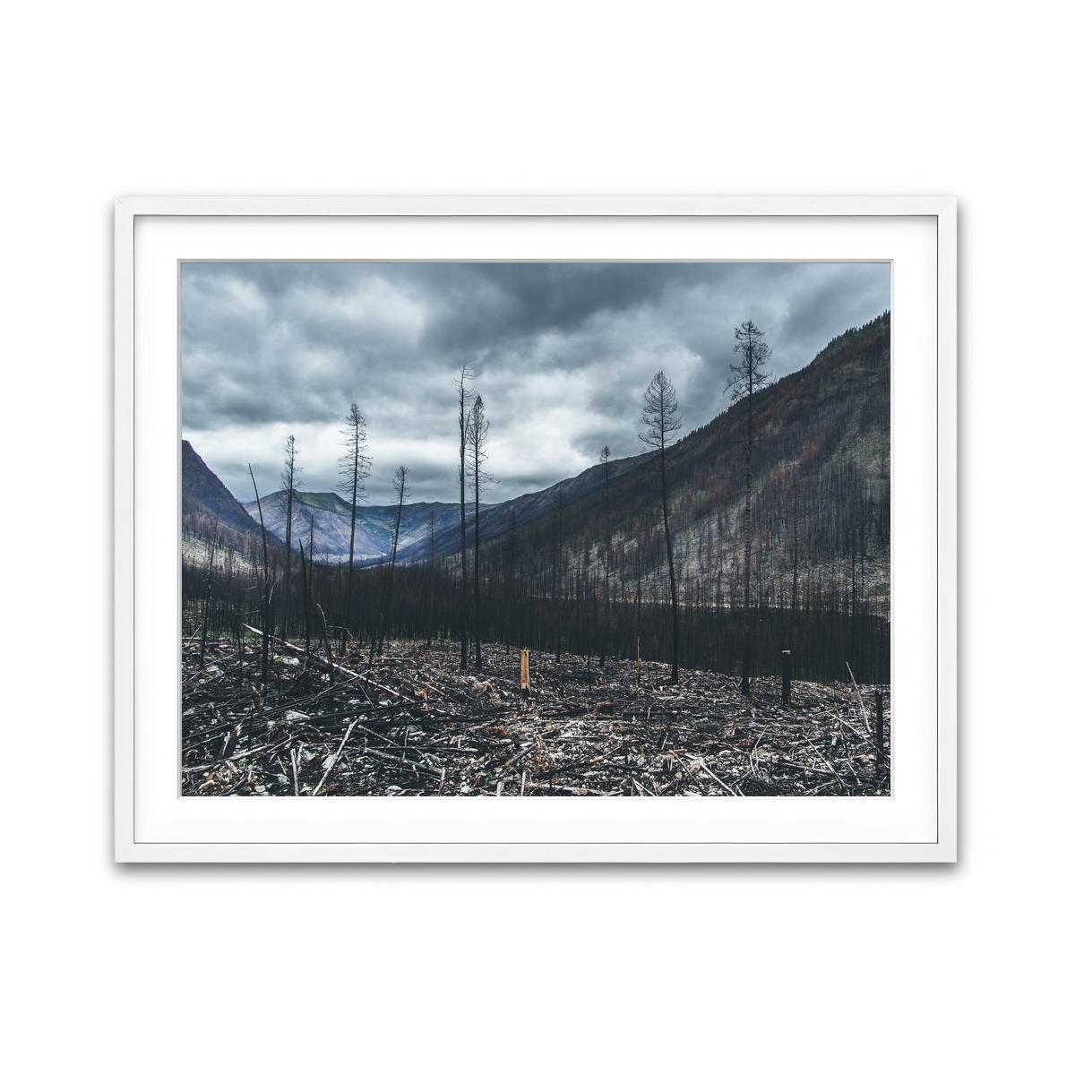 Framed Print 4x3 White