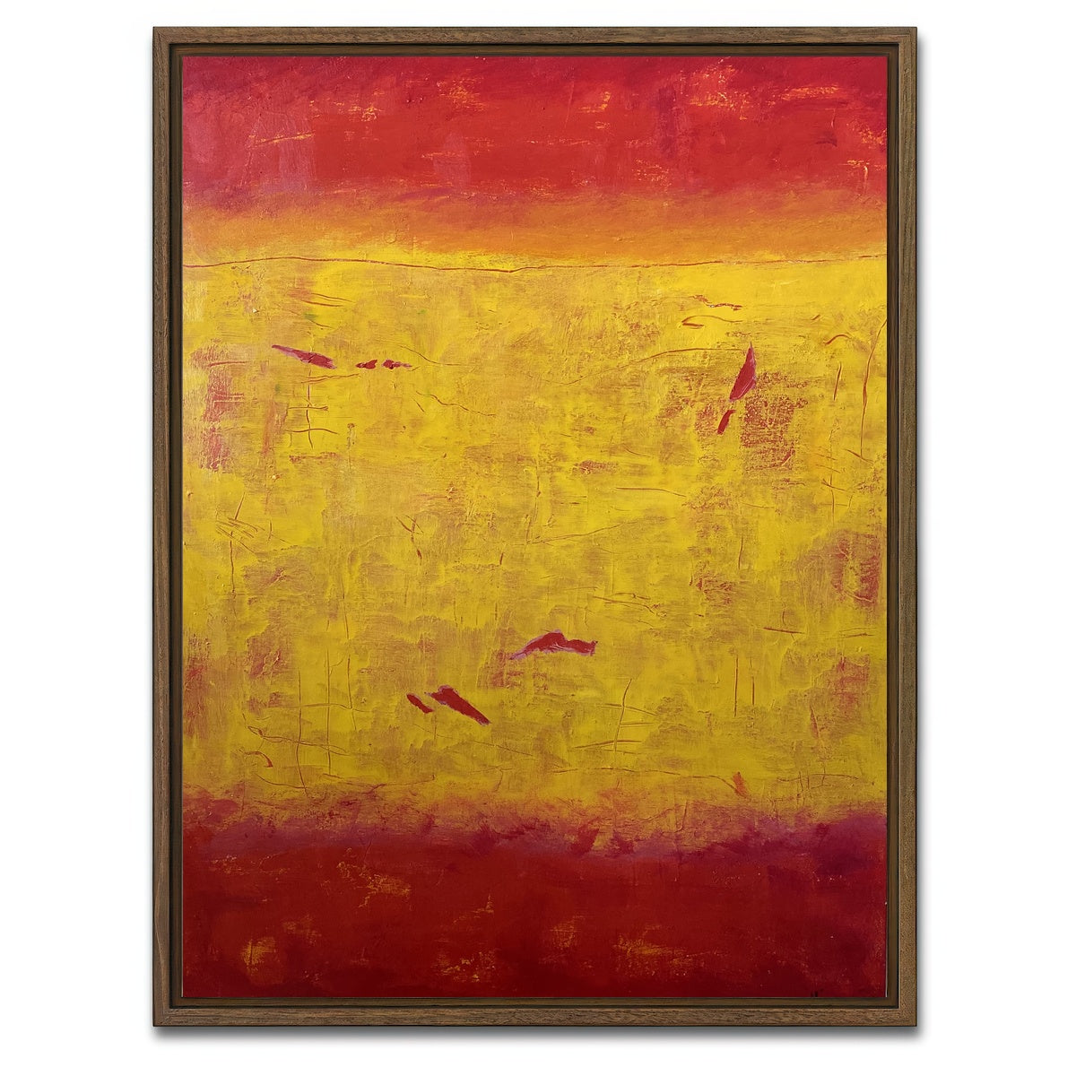 AUTO-MOCKUP WHITE | Scorching Sun | 1 Piece | Walnut Framed Canvas | group=3x4