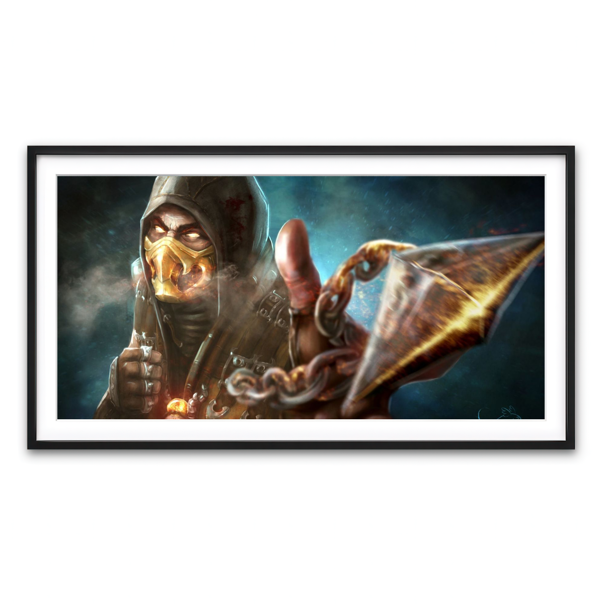 Framed Print 2x1 Black