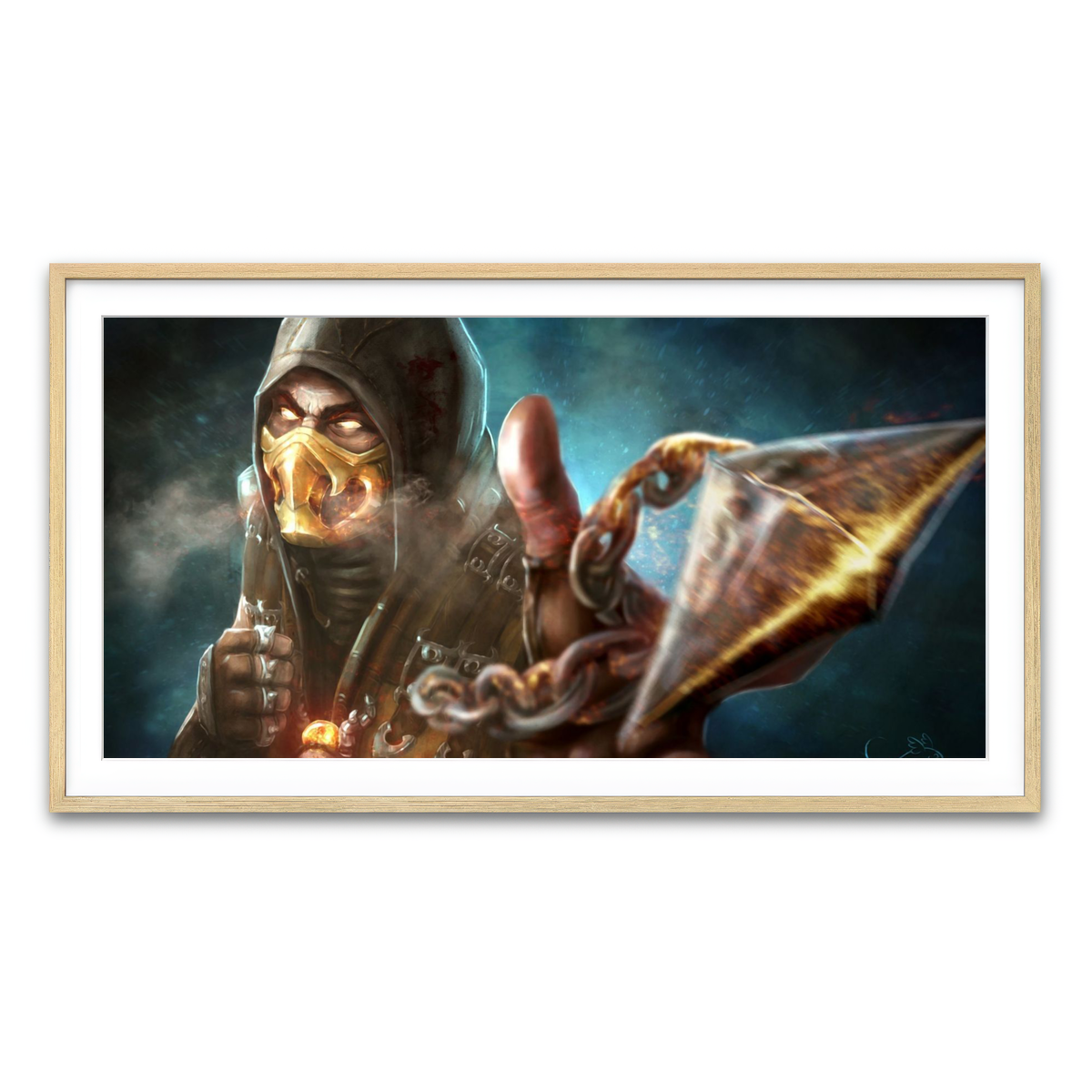 Framed Print 2x1 Natural