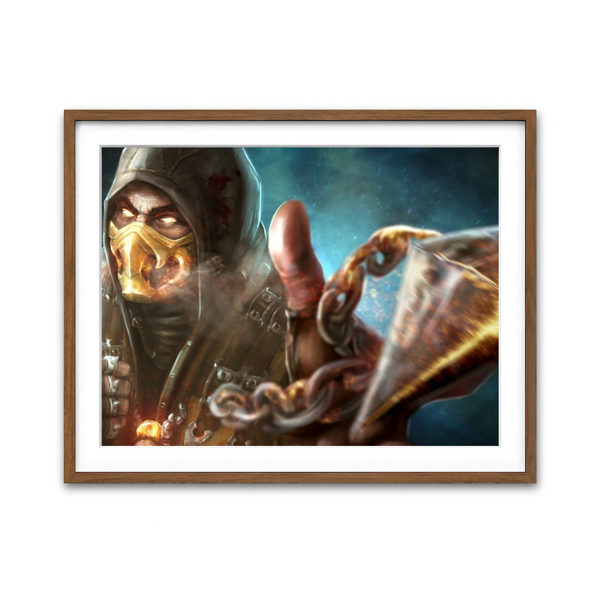 Framed Print 4x3 Walnut