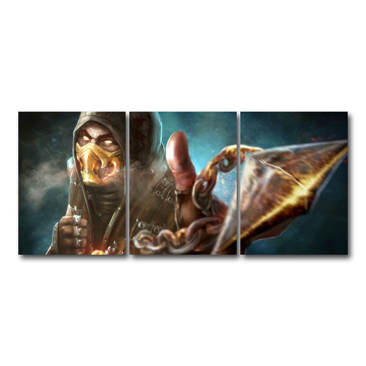 AUTO-MOCKUP WHITE | Scorpion | 3 Piece | Gallery Wrap Canvas | group=18x24