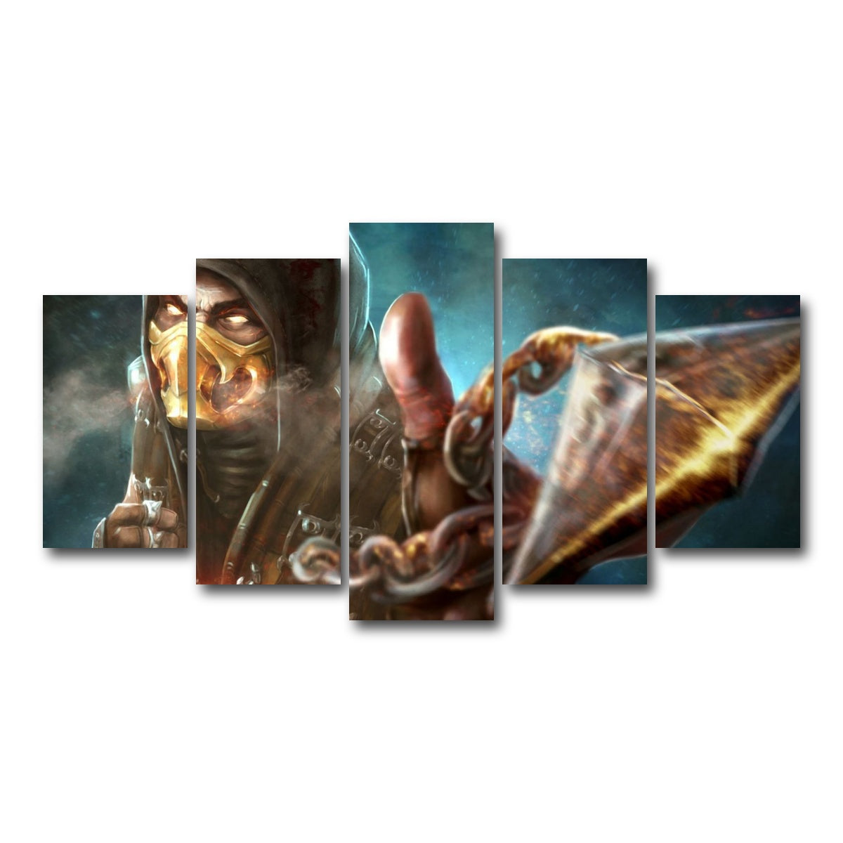 AUTO-MOCKUP WHITE | Scorpion | 5 Piece | Gallery Wrap Canvas | group=5_normal