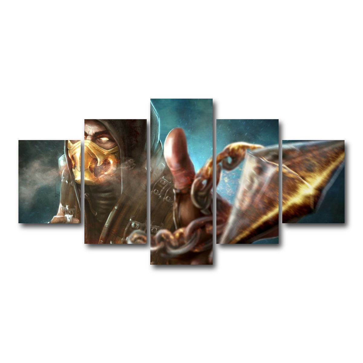 AUTO-MOCKUP WHITE | Scorpion | 5 Piece | Gallery Wrap Canvas | group=5_short