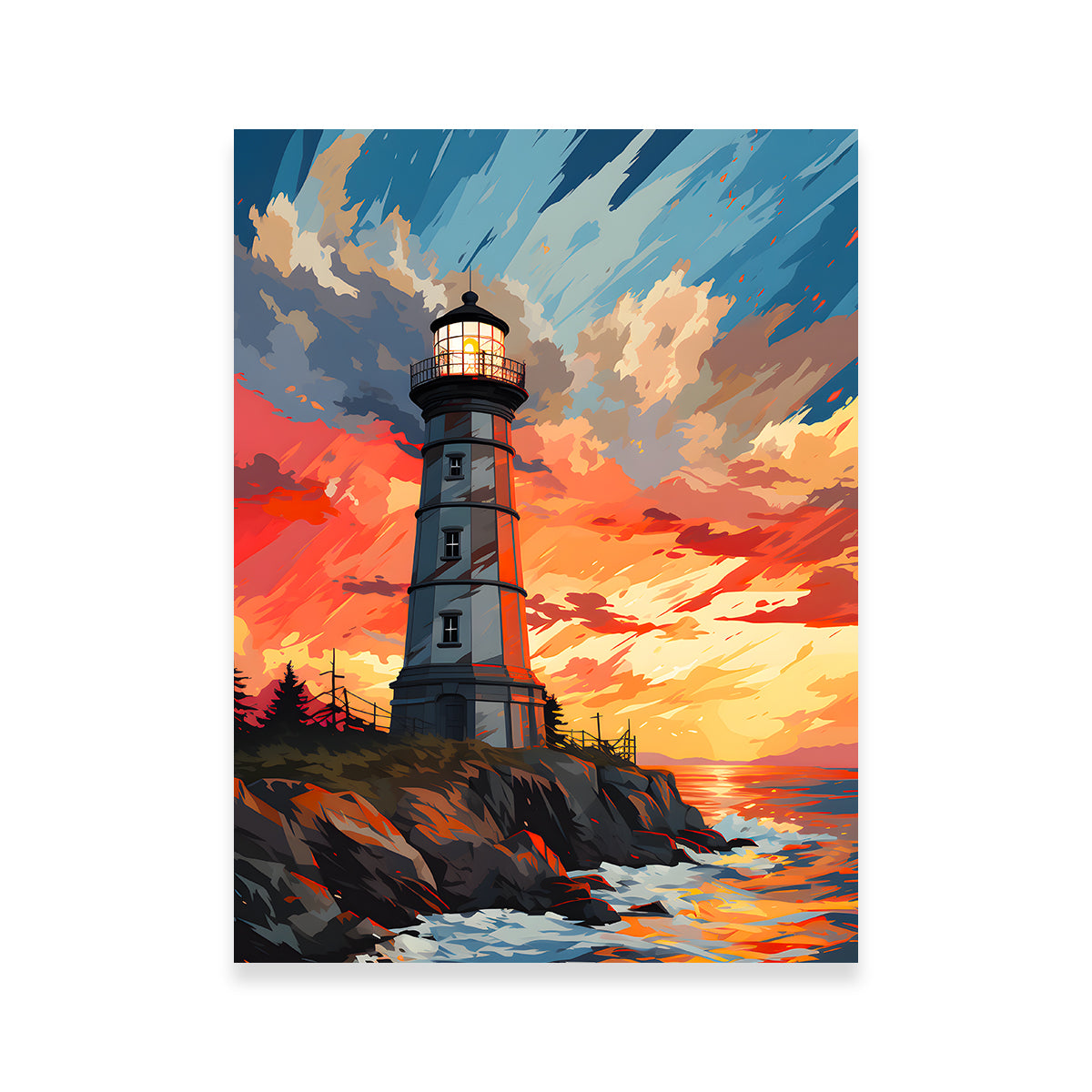 Scotland - Corsewall Lighthouse Wall Art