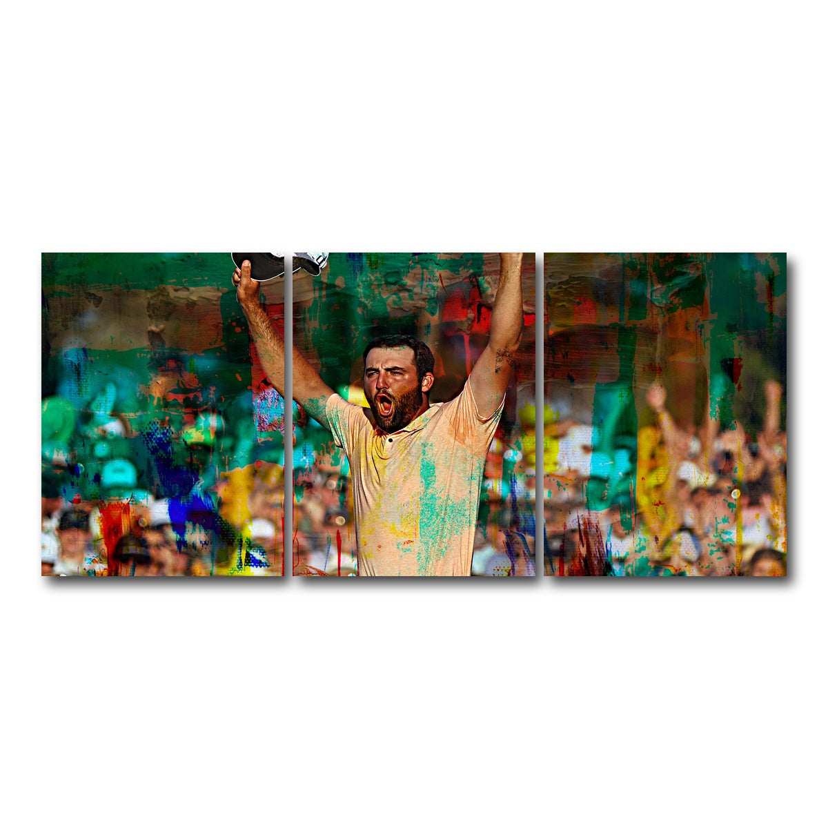 AUTO-MOCKUP WHITE | Scottie Scheffler | 3 Piece | Gallery Wrap Canvas | group=18x24