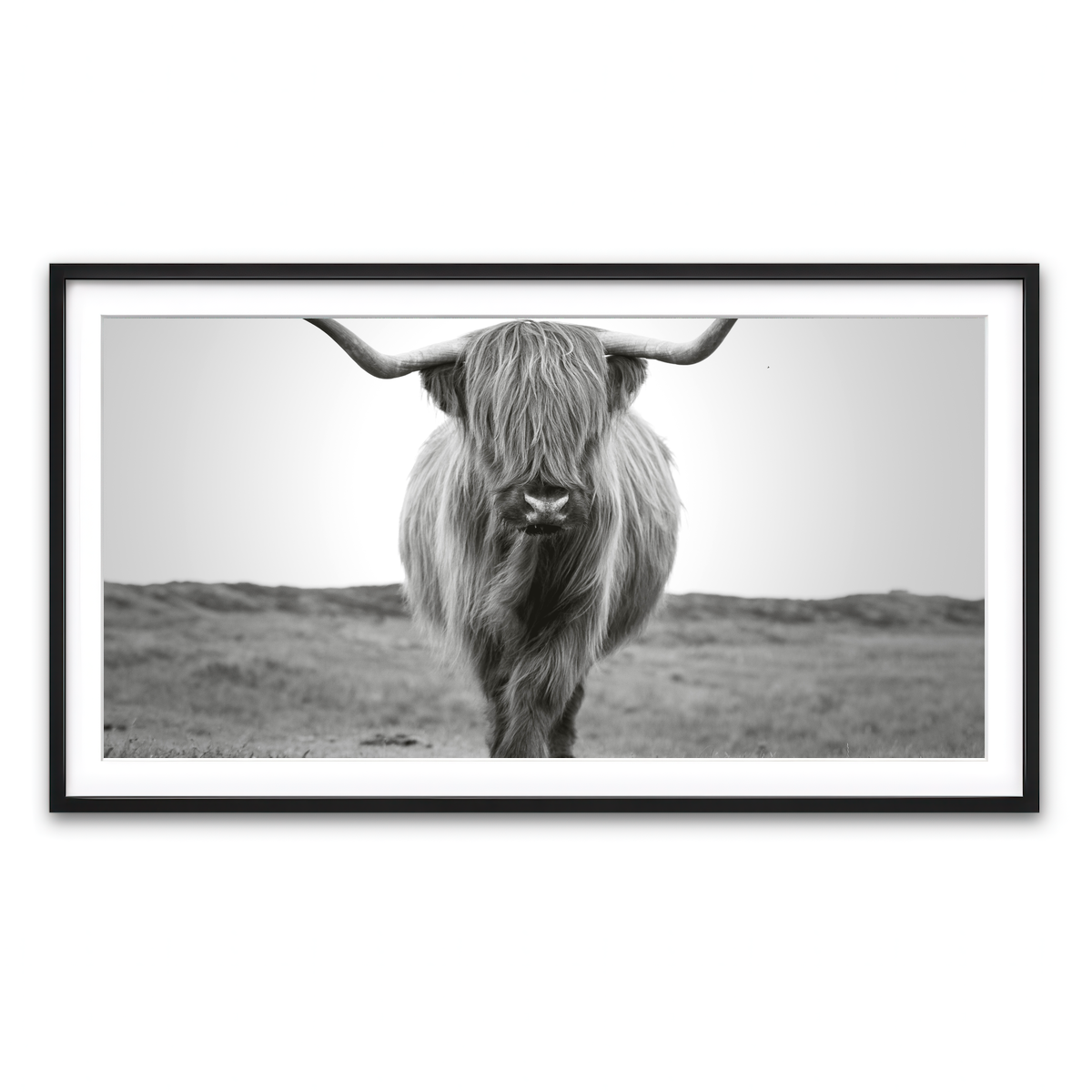 Framed Print 2x1 Black