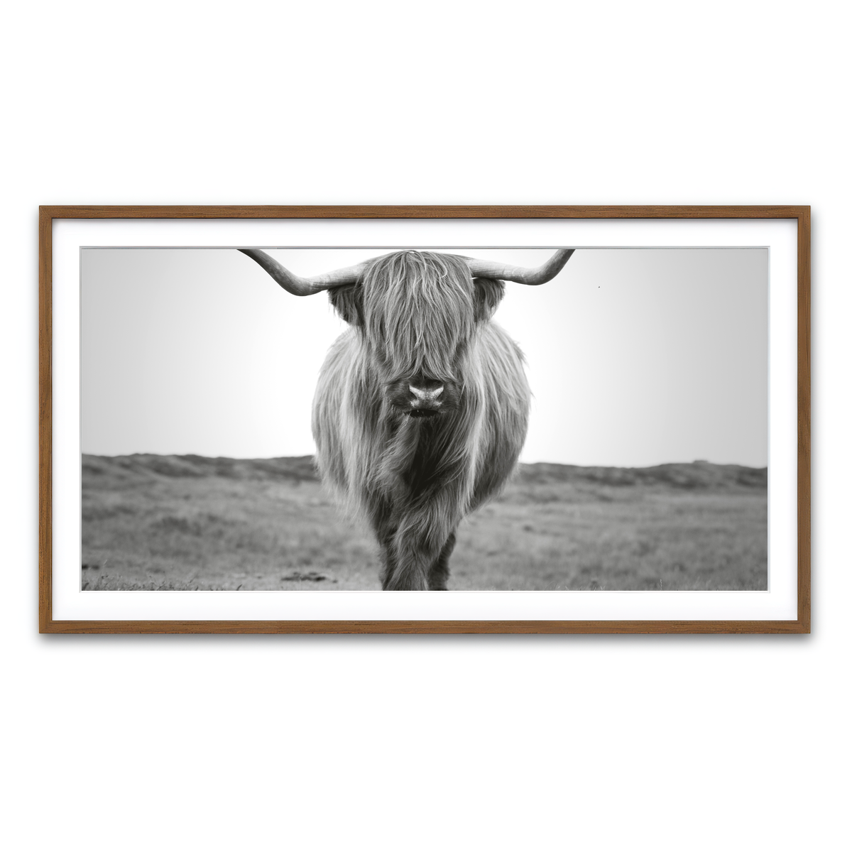 Framed Print 2x1 Walnut