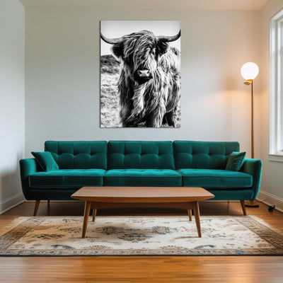 AUTO-MOCKUP ROOM | Scottish highland cow