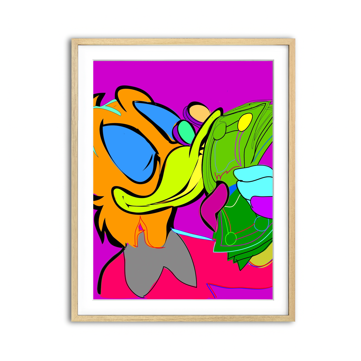 Framed Print 3x4 Natural