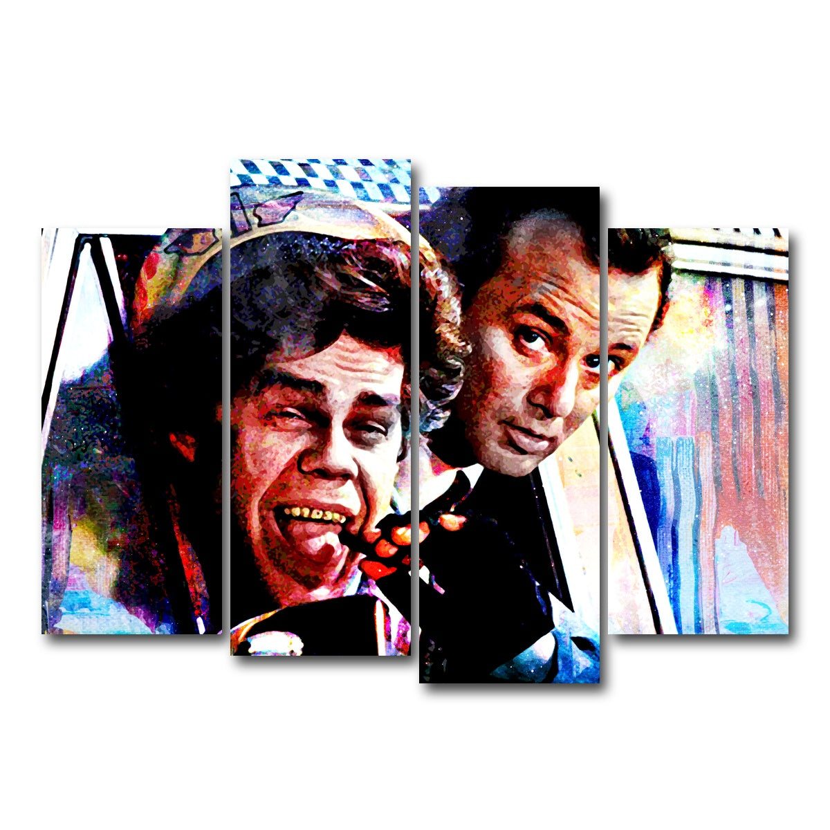 AUTO-MOCKUP WHITE | Scrooged Cabbie | 4 Piece | Gallery Wrap Canvas | group=4_normal