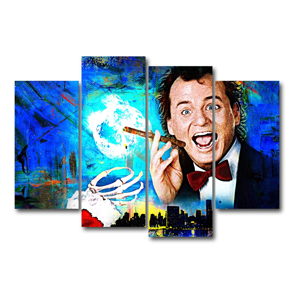 AUTO-MOCKUP WHITE | Scrooged | 4 Piece | Gallery Wrap Canvas | group=4_short