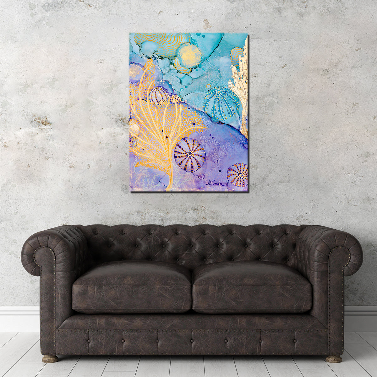 Sea Urchin Hideaway Wall Art
