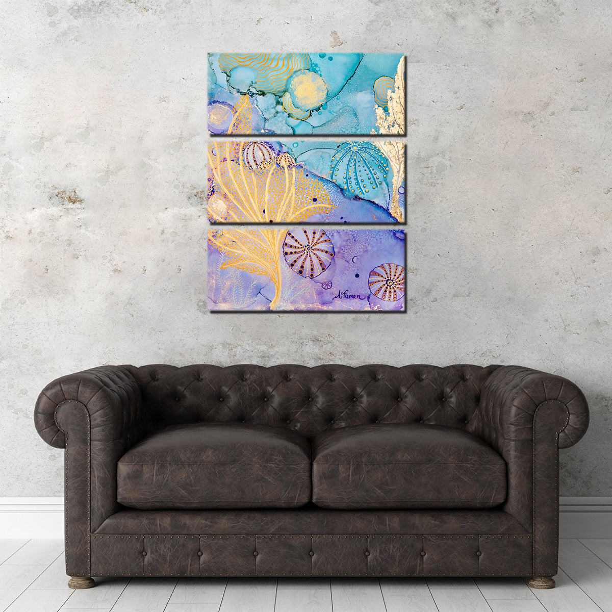 Sea Urchin Hideaway Wall Art