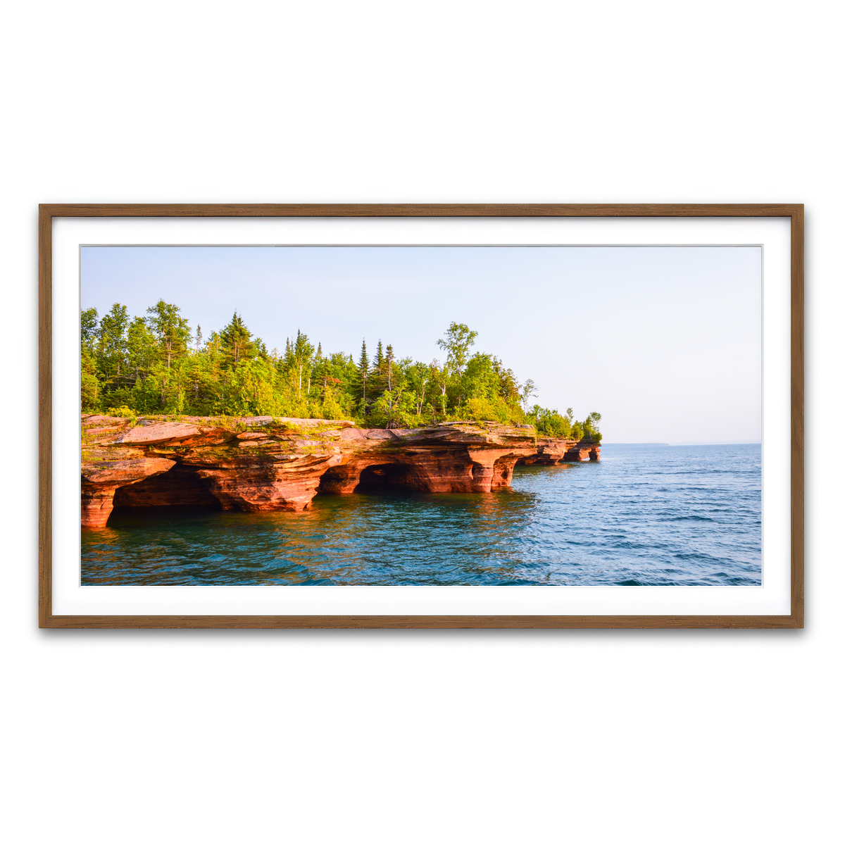 Framed Print 2x1 Walnut