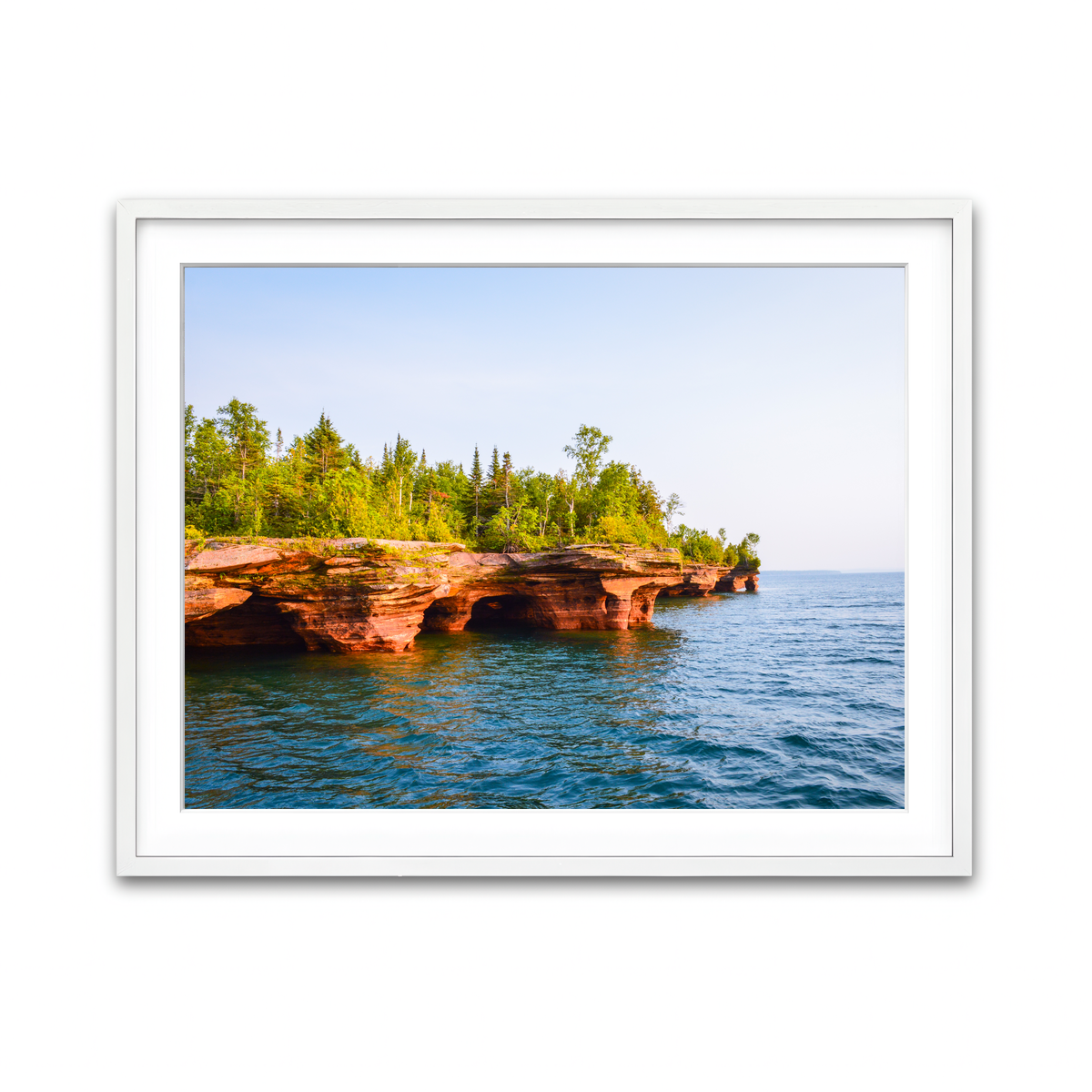Framed Print 4x3 White