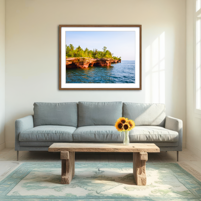AUTO-MOCKUP ROOM | Sea Caves Apostle Islands Wall Art