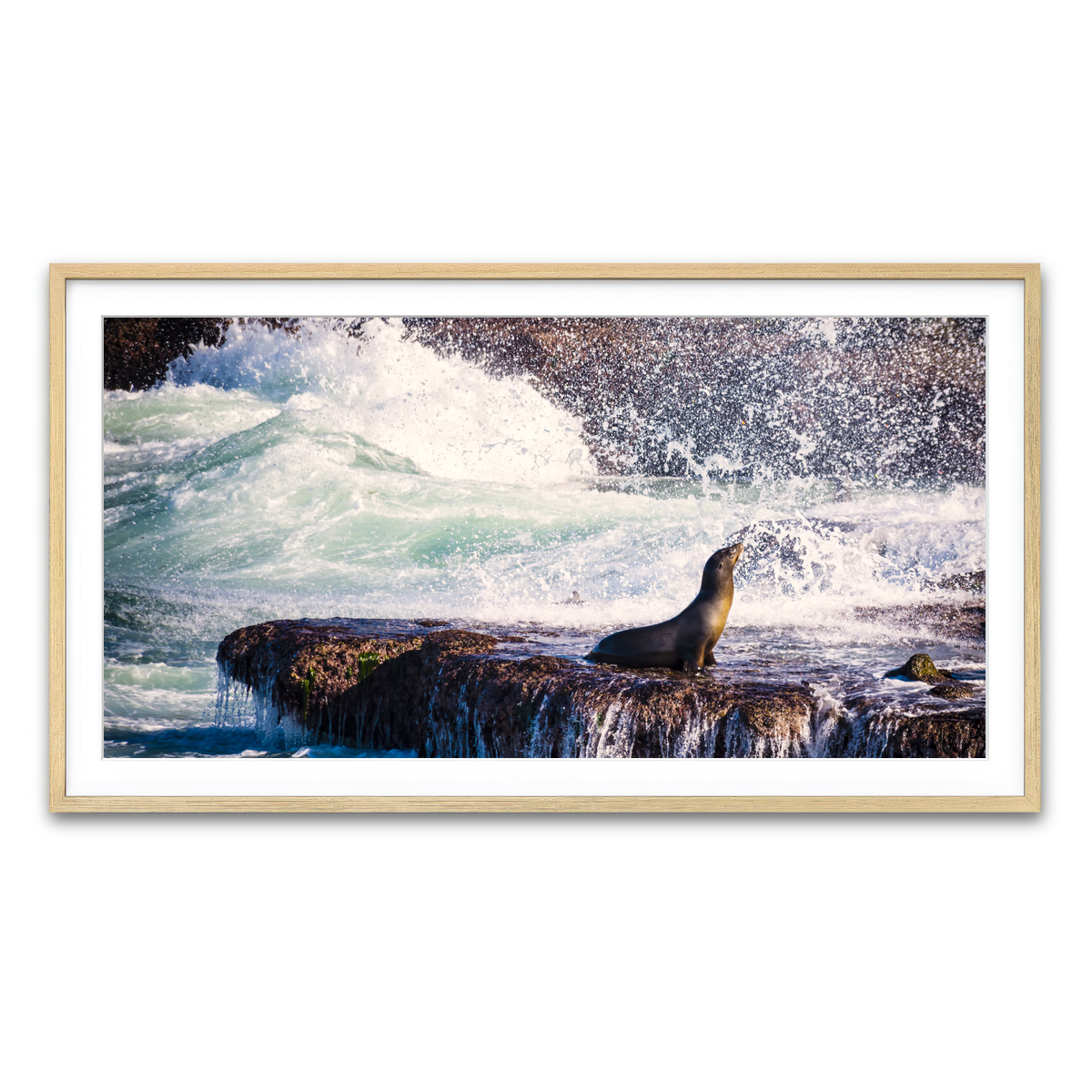 Framed Print 2x1 Natural