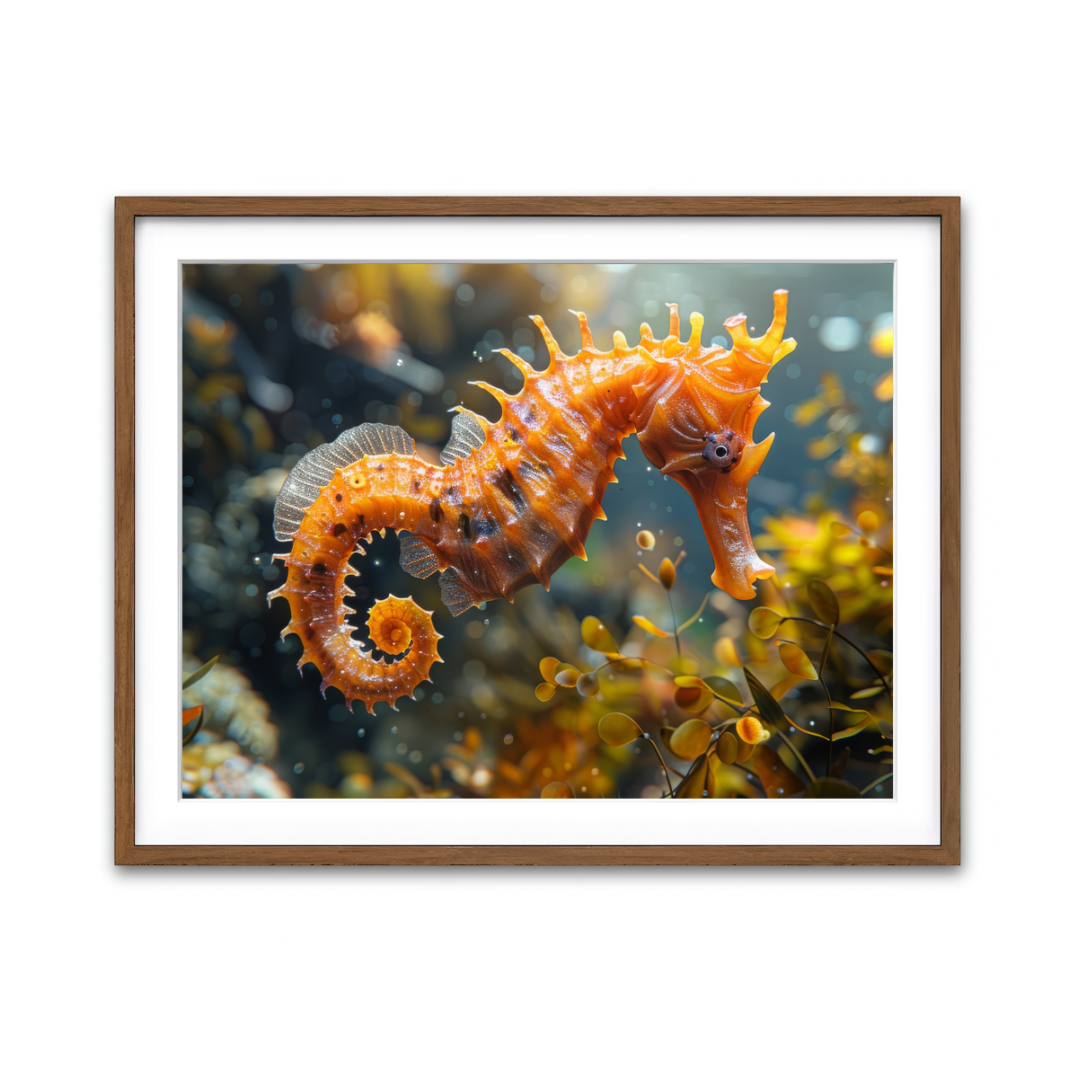 Framed Print 4x3 Walnut