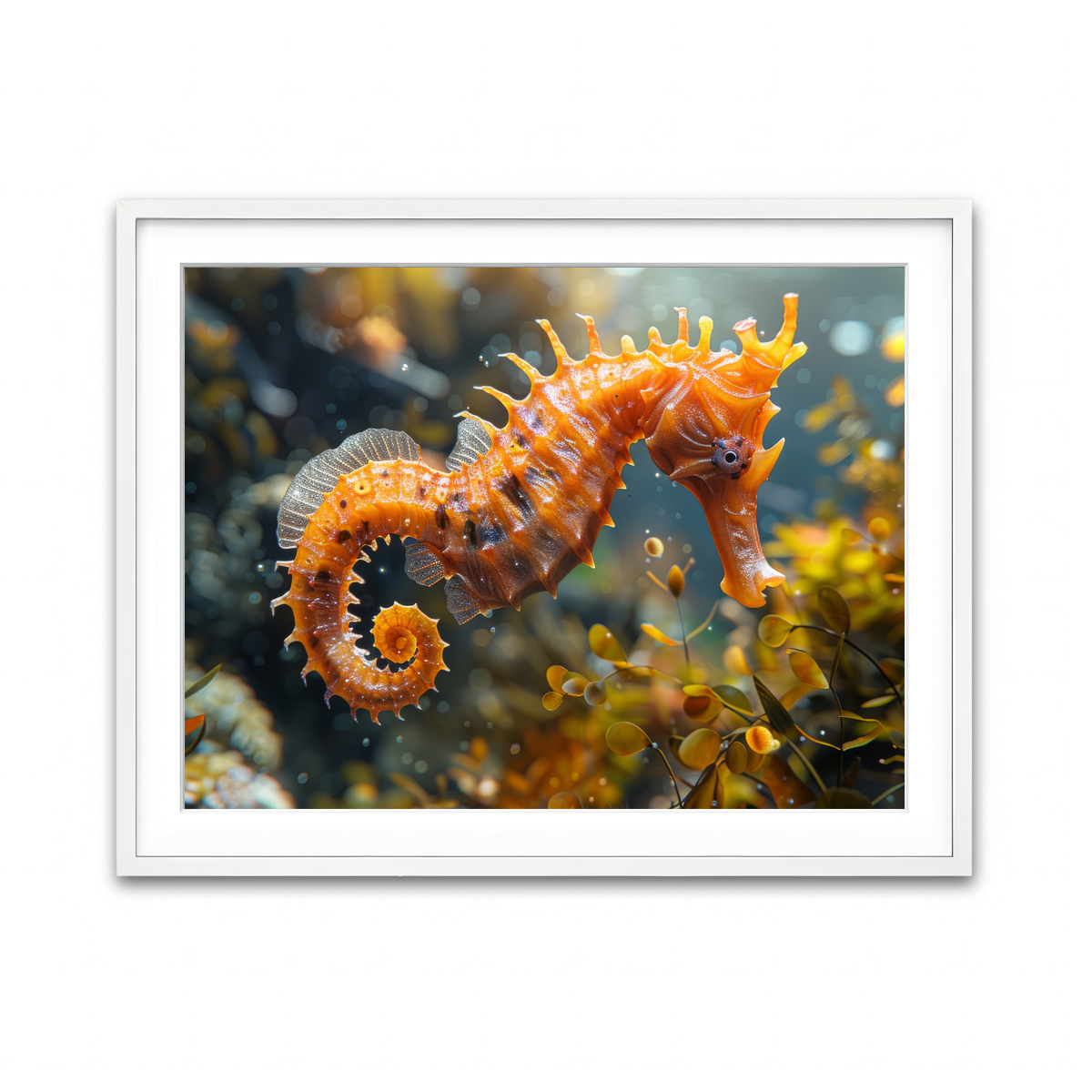 Framed Print 4x3 White