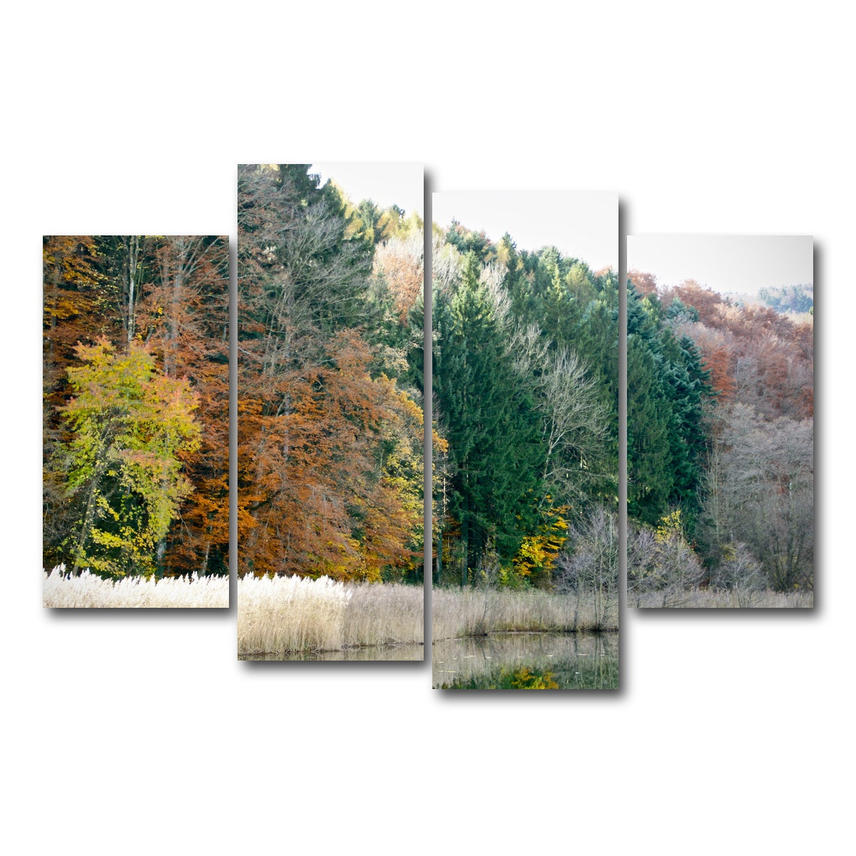 AUTO-MOCKUP WHITE | Seasons | 4 Piece | Gallery Wrap Canvas | group=4_short