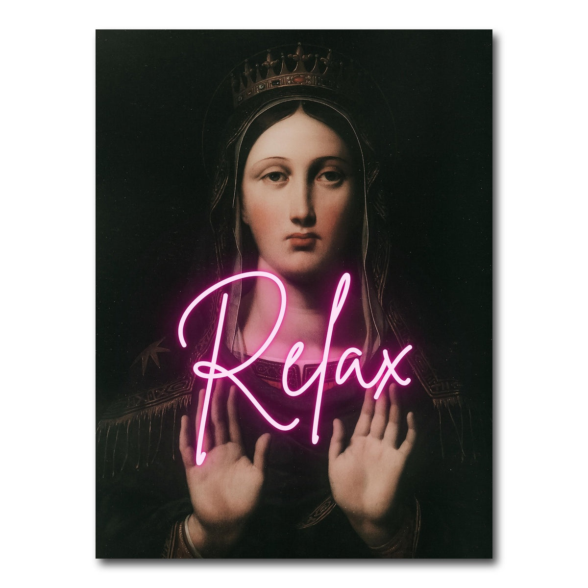 AUTO-MOCKUP WHITE | Seat Back, Relax and Enjoy The View | 1 Piece | Gallery Wrap Canvas | group=3x4