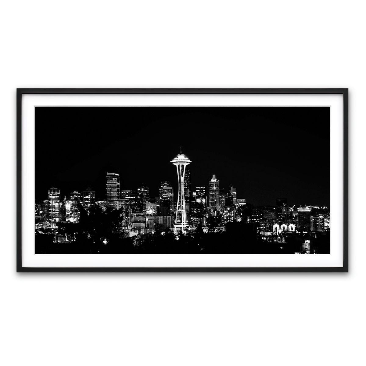 Framed Print 2x1 Black