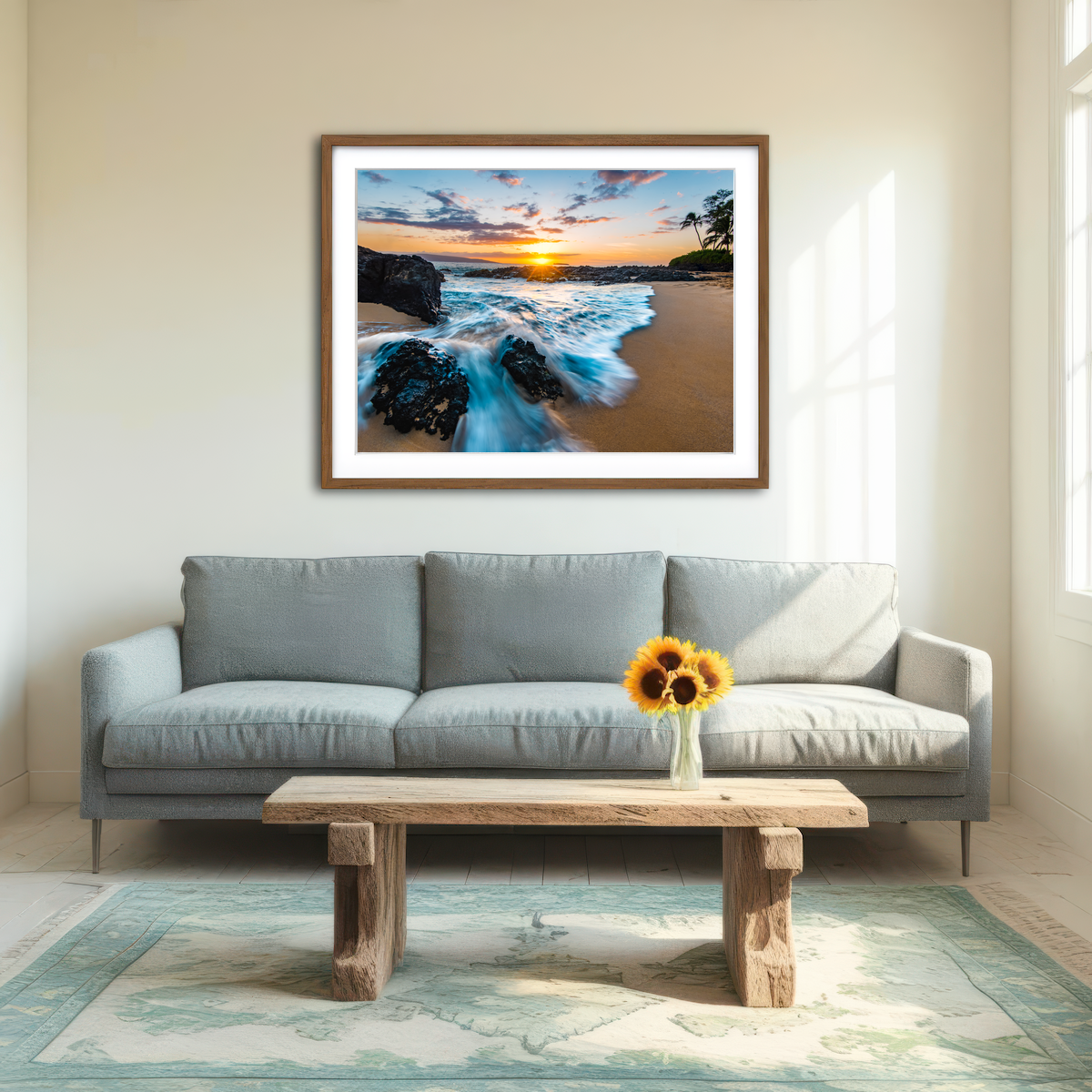 AUTO-MOCKUP ROOM | Secret Beach Wall Art