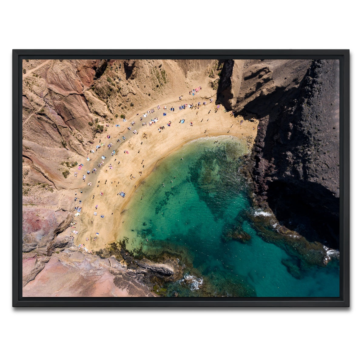 AUTO-MOCKUP WHITE | Secret Cove | 1 Piece | Black Framed Canvas | group=4x3