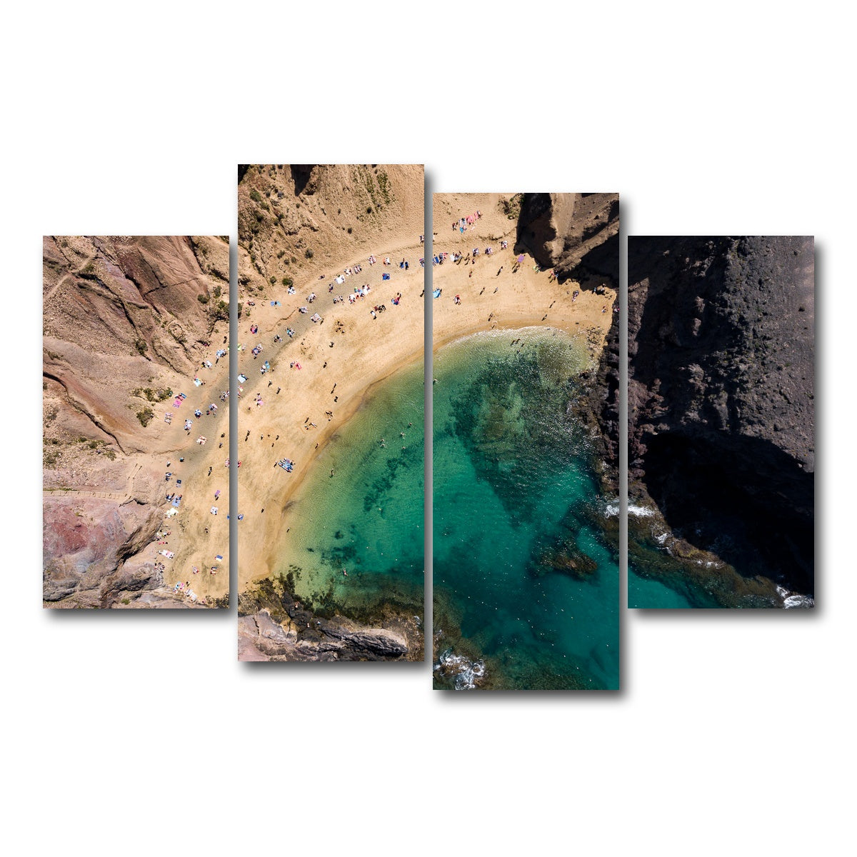 AUTO-MOCKUP WHITE | Secret Cove | 4 Piece | Gallery Wrap Canvas | group=4_short