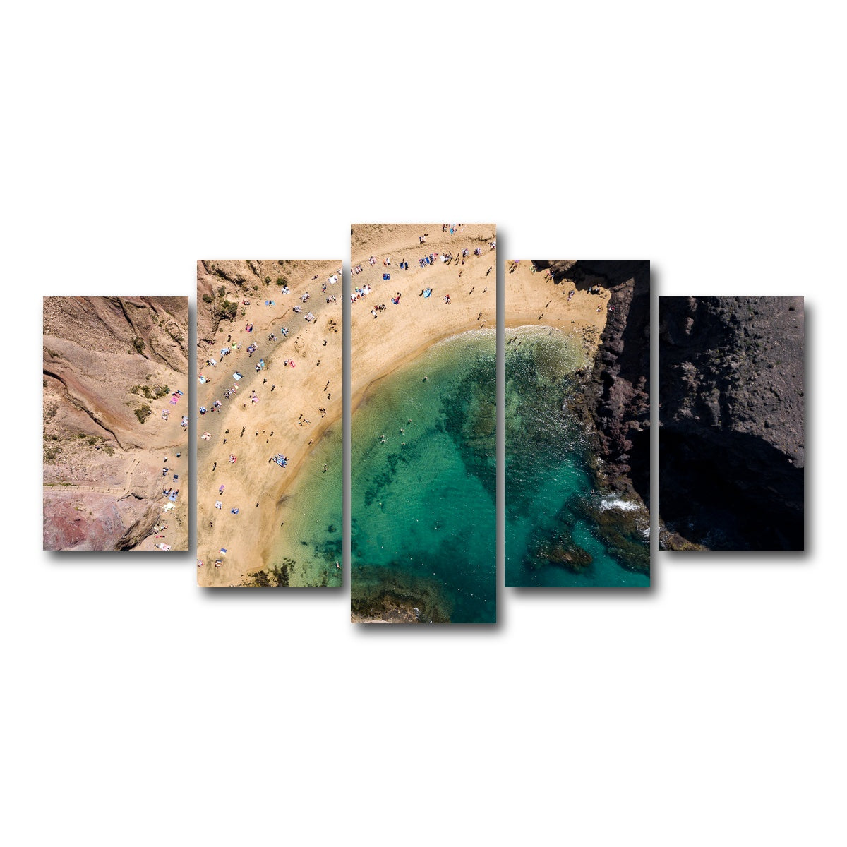AUTO-MOCKUP WHITE | Secret Cove | 5 Piece | Gallery Wrap Canvas | group=5_normal