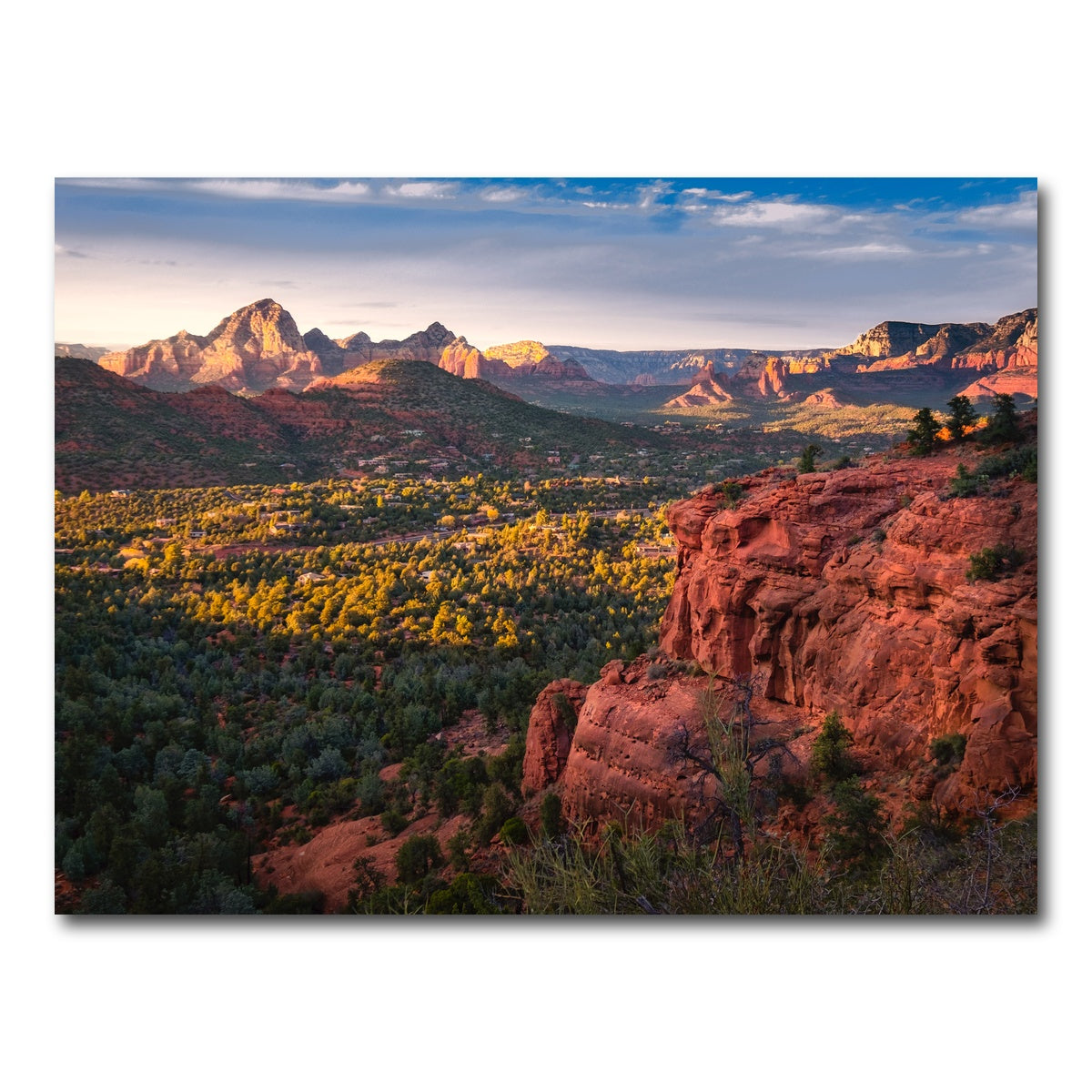 AUTO-MOCKUP WHITE | Sedona Red Rock Country | 1 Piece | Gallery Wrap Canvas | group=4x3