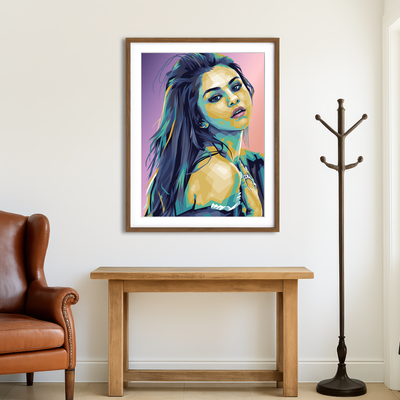 AUTO-MOCKUP ROOM | Selena Gomez Wall Art
