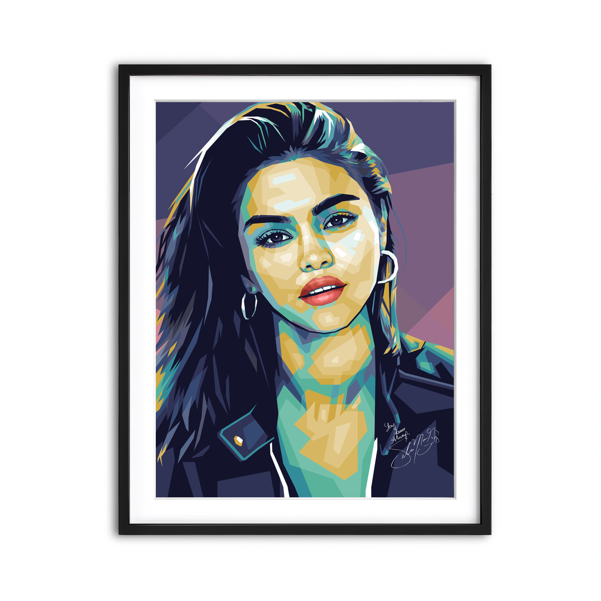 Framed Print 3x4 Black