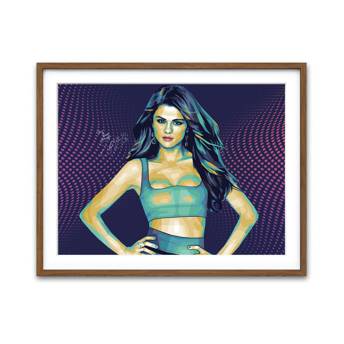 Framed Print 4x3 Walnut