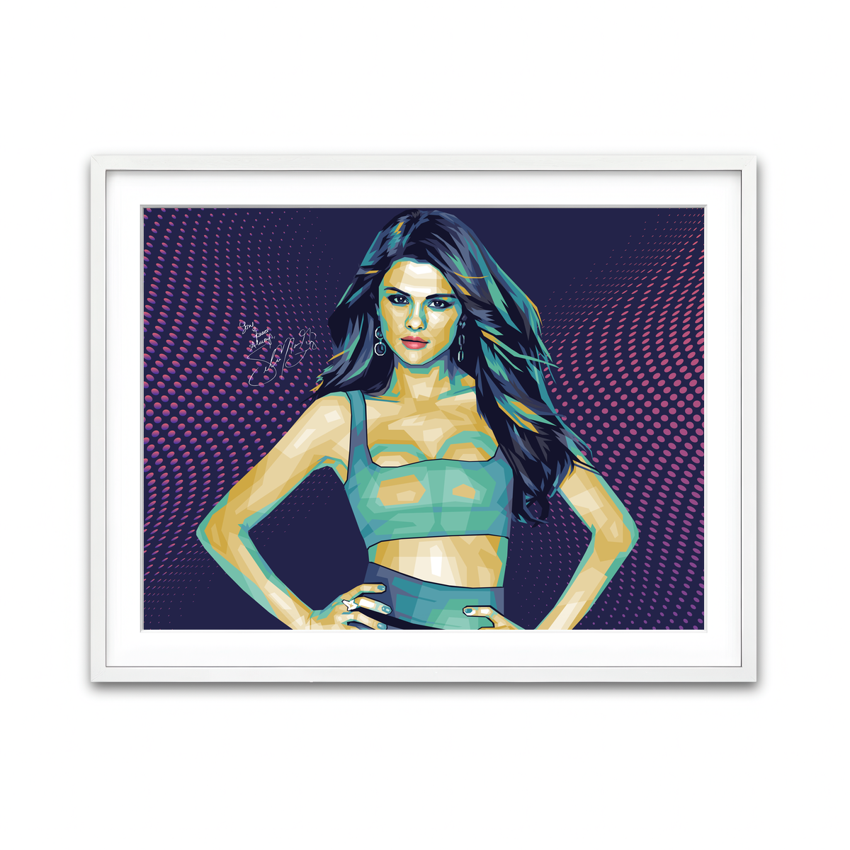 Framed Print 4x3 White